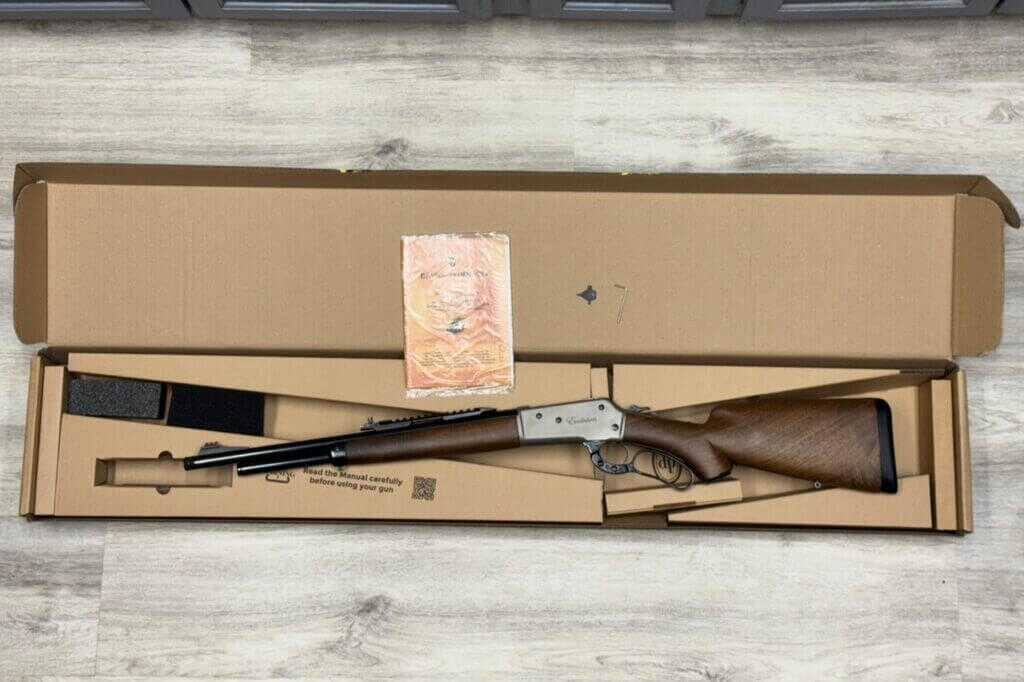 Unboxing a lever action rifle