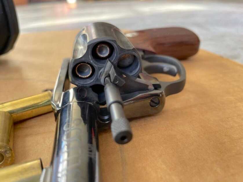 loaded chambers of a charter arms bulldog classic