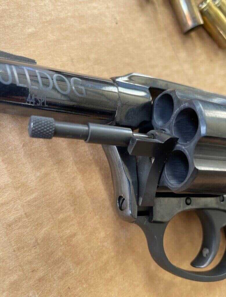 crane to frame lockup on Charter Arms Bulldog revolver