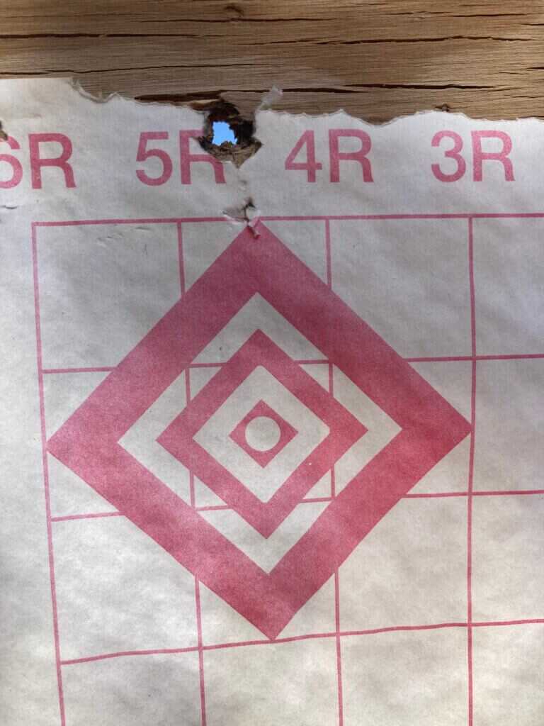 .017 inch three shot group.