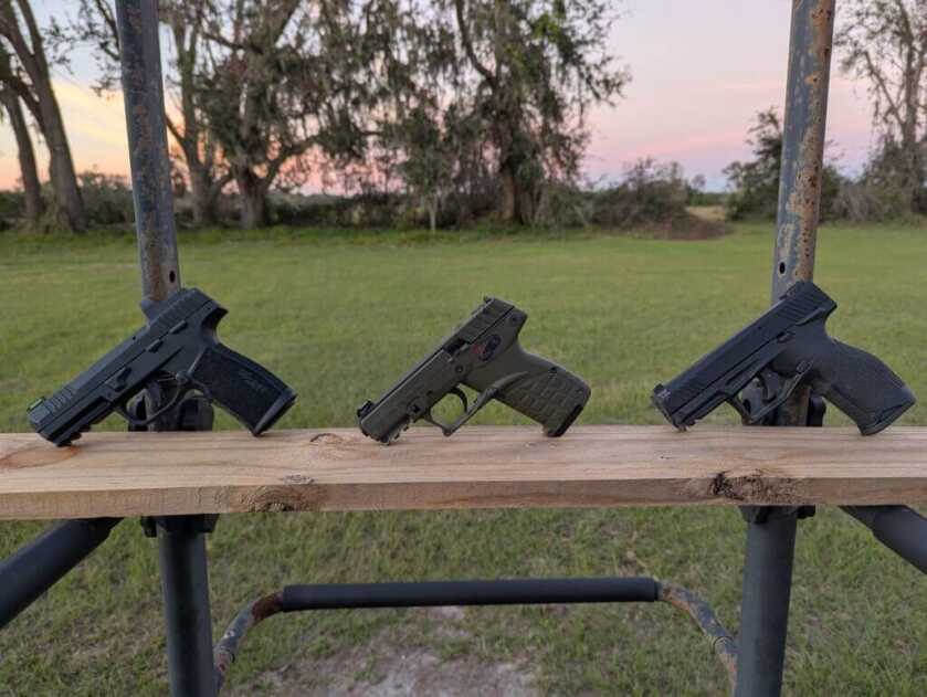 three affordable modern rimfire handguns