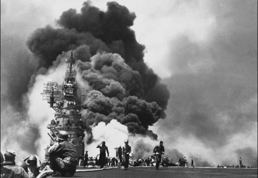 big explosion. Adair