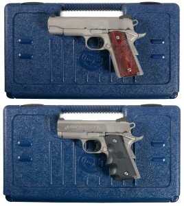 There is an amazing number of 1911 pistols going up for auction ranging from the very earliest collectable guns to modern production ones.