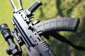 The PMAG 30 fits nicely with the Arsenal AK's aesthetic.