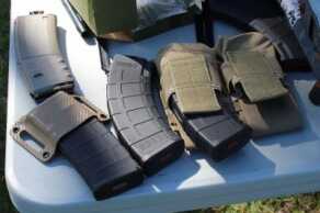 The larger PMAGs don't fit as well in AR mag holders, though they will work in a pinch.