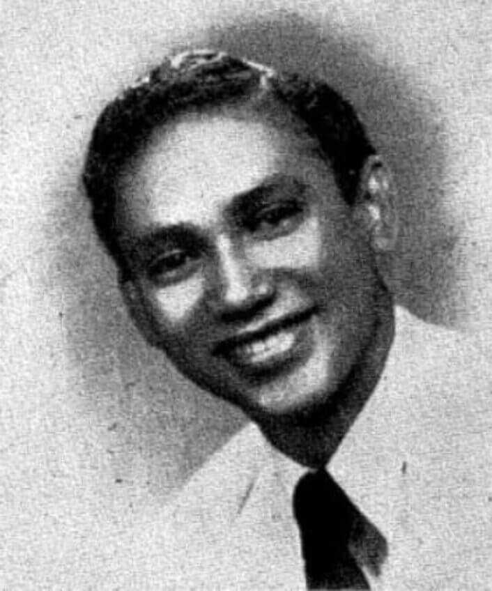 Black and white photo of Manuel Noriega during Panama era