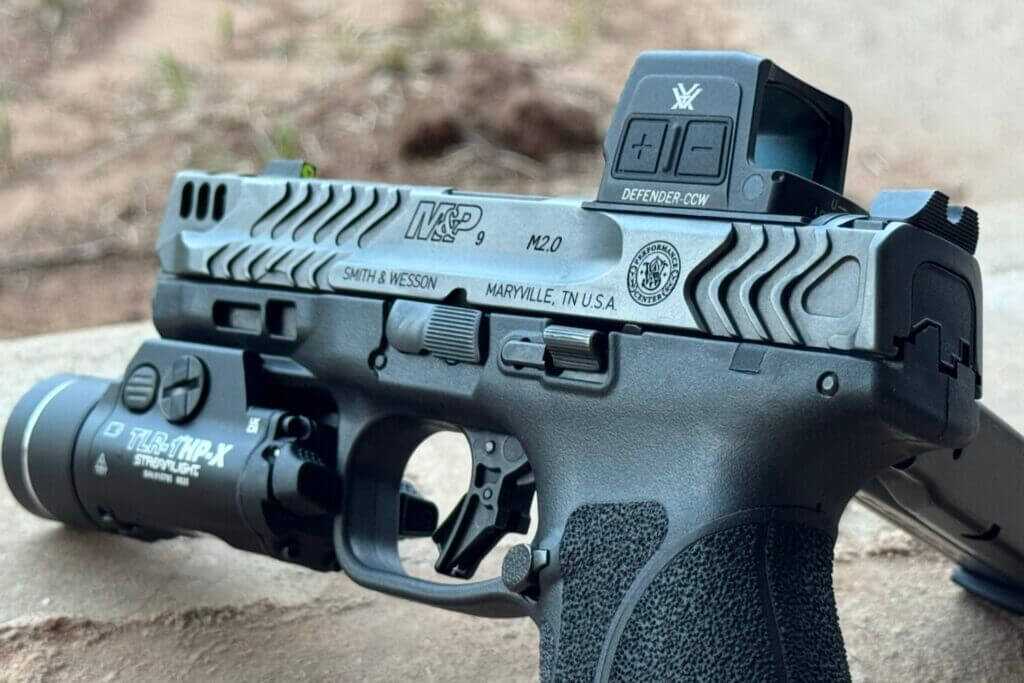 handgun with Defender-CCW Enclosed