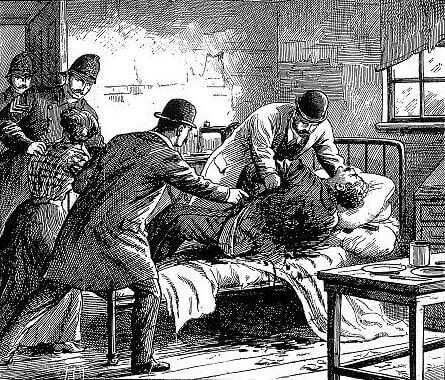 drawing of cooling corpse