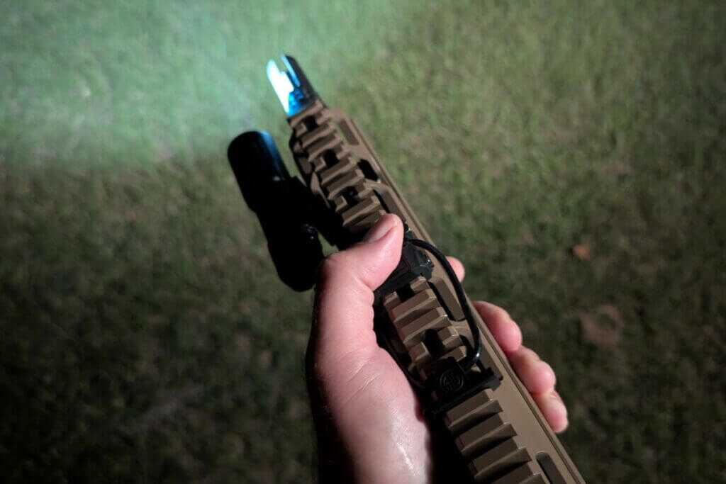 weapon-mounted light on PSA JAKL