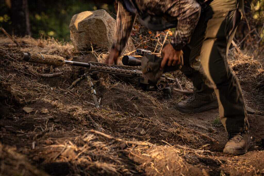 Active SOCOM sniper at 2025 NASTI with MDT Double Pull bipod attached
