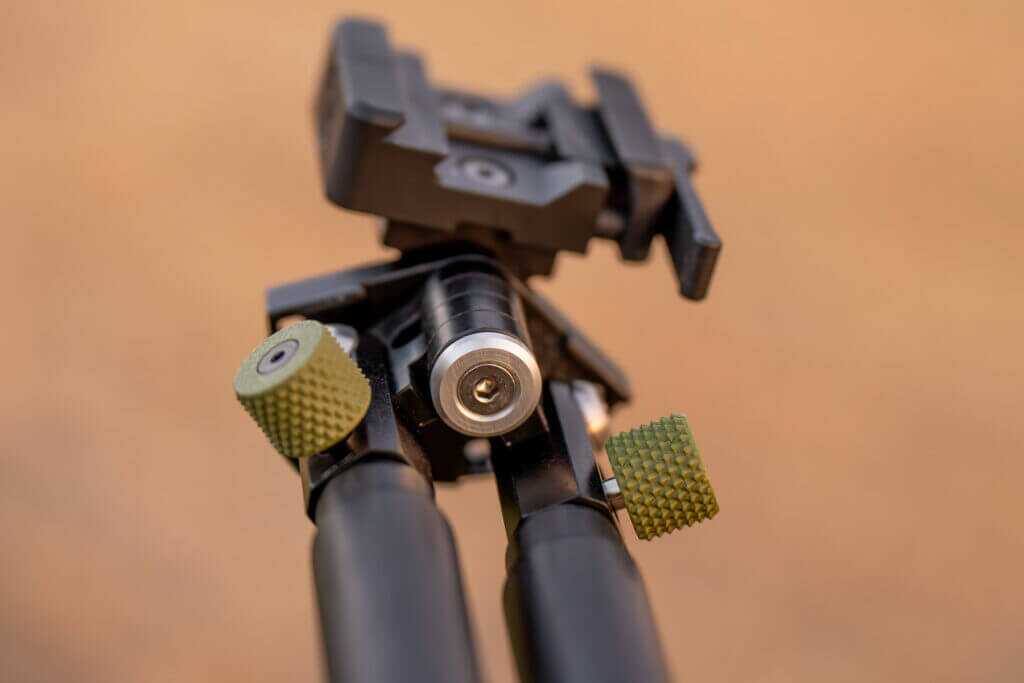 Close view of LRT Fat Trimmer cant tension adjustment using hex key