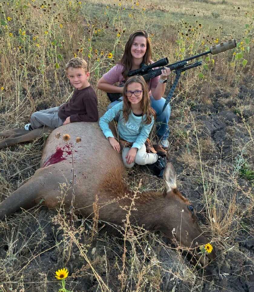 Cow elk taken with Seekins PH3 6.5 Creedmoor using Hornady 147 ELDM