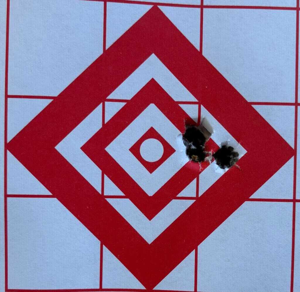 Seekins PH3 6.5 Creedmoor .380 inch group with Hornady 143 ELDX