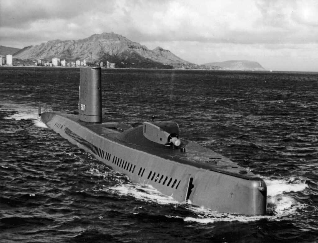 USS Halibut nuclear submarine CIA operations Cold War image