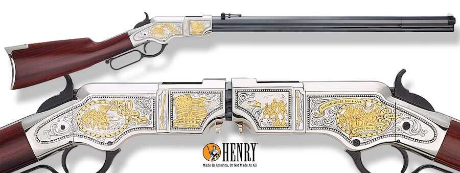 A new Henry limited-edition rifle to celebrate America's 250th Anniversary.