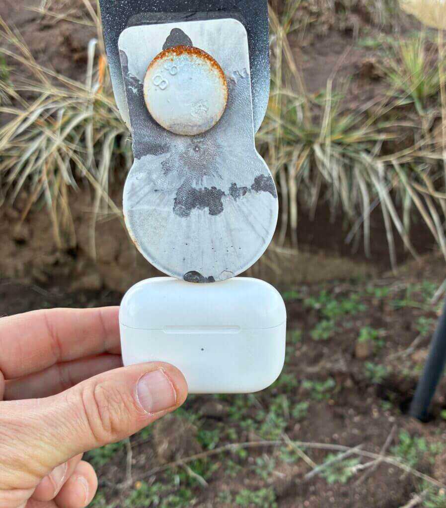 Seekins PH3 6.5 Creedmoor cold-bore hit on 2-inch plate at 300 yards