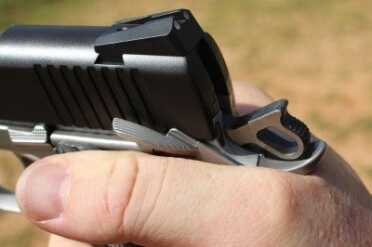 The skeletonized hammer produced solid primer strikes. 