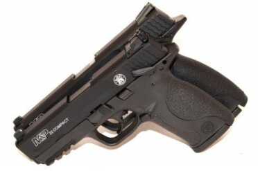 M&P22 original (back) and M&P22 Compact (front)