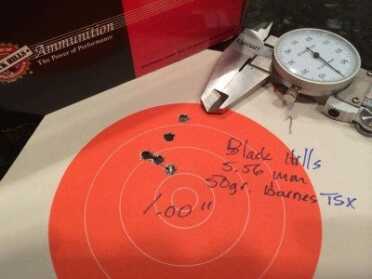 Even with the heavy trigger, I got some 100 groups in the 1 inch vicinity.