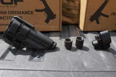 The AAF brace is an optional addition to the gun, but one that really takes the POF-5 to the next level.