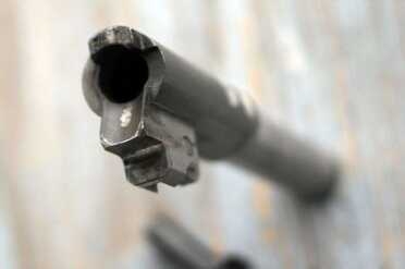 After a good workout, the barrel is getting a bit grungy. 