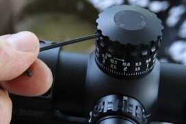 The turrets set to zero with Allen wrenches once you zero the scope.