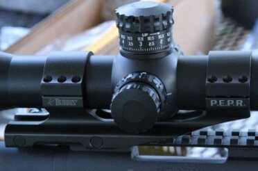 The mount from Burris is offically for ARs, but rocks this bolt gun and big scope just fine.