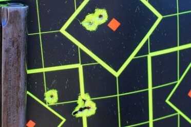 Two where I was aiming and the others lower. 