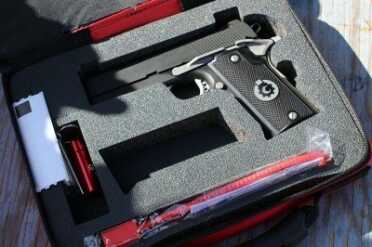 The case that the Coonan comes in is soft-sided, but well padded.