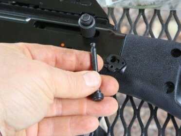 I began to take the gun down, but when I realized that it is a project, I very nicely put the pins back in and called it a day. Later I found the video you see above, and it's a job. 