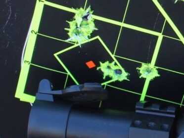 With the Burris, the accuracy was spot on--exactly what you'd expect from a survival rifle. 