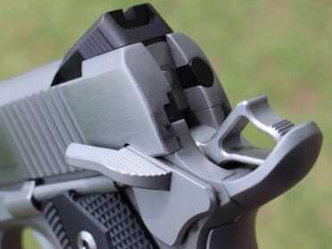 The thumb safety is slightly bigger than normal but not over done. 