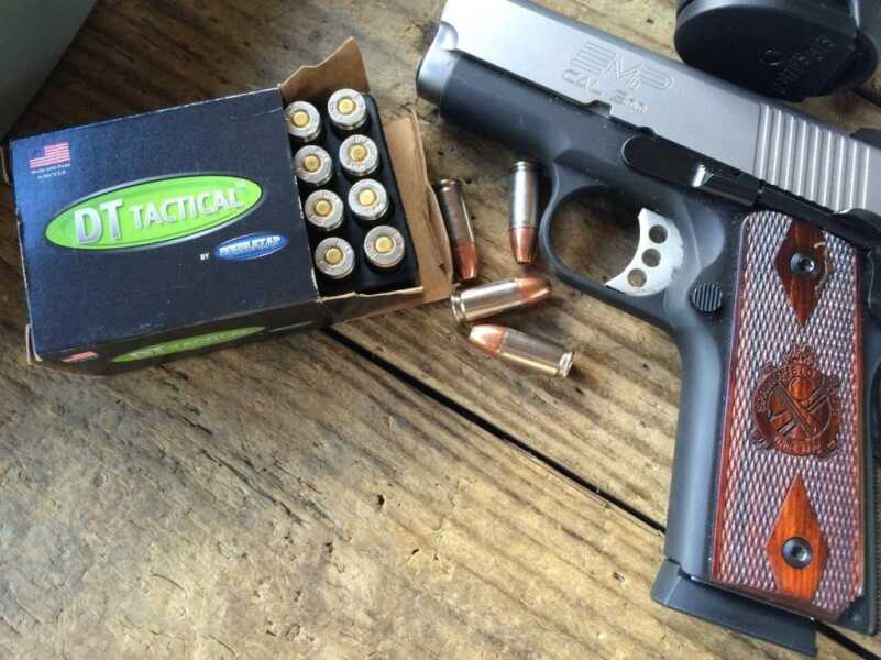 Recoil was shockingly light when fired from this Springfield Armory EMP.