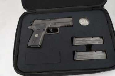 When you enroll in the free Legion Community, Sig will send you this custom case and model-specific challenge coin.