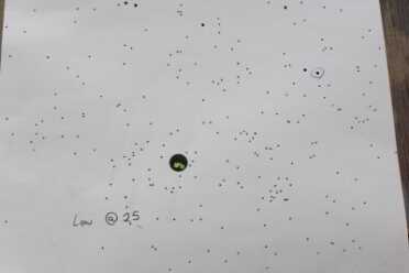 Low brass from 25 yards.