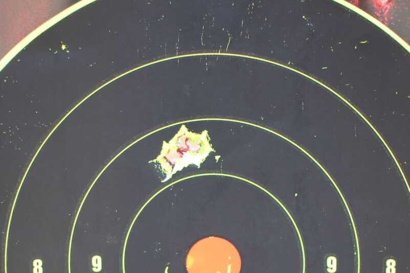 This is my first group with the ZQI match grade .308. This is off of the bipod from 100 yards using the Oculus 3-9x50. Not bad.