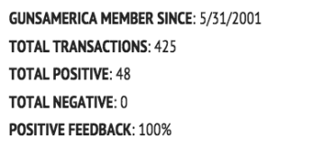 A seasoned seller with many positive transactions.    