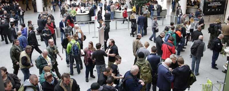 A look at the floor at the IWA Outdoor Classics.  (Photo: IWA)