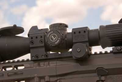 Teh author employed Spuhr’s ISMS mount. He feels it is super strong and accommodates a number of accessories for long-range shooting.