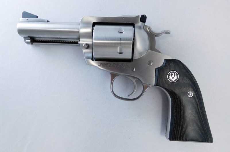 When it comes to bear-busting power, you have to have at least a .44 Mag to expect to accomplish anything. And, if you can pack it into a relatively compact gun like this 3.75-inch-barreled Ruger Super Blackhawk Bisley, then all the better.