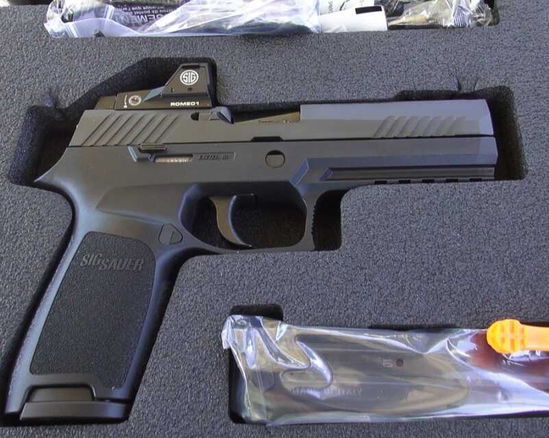 The P320RX is literally range-ready out of the box. 