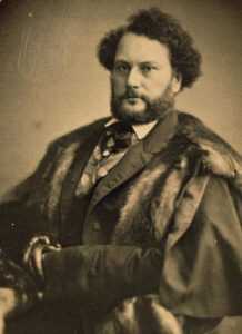 This rare photograph of Samuel Colt was taken in 1851 or 1852. He is more famously seen in a formal life size portrait painted Charles Loring Elliott in 1865, three years after Sam Colt’s death in January 1862. 