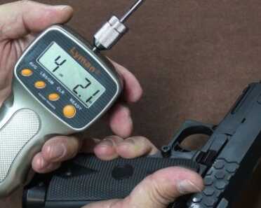 The author measured this trigger at a very crisp 4 lbs. 2.1 oz. Just about perfect.