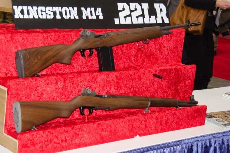 Kingston Armory Shows Rimfire M14 and M1 Garand Replicas – SHOT Show 2017