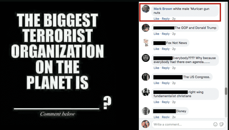 Tennessee Democratic Party Official: 'White Male Gun Nuts' Are the 'Biggest Terrorist Organization on the Planet'