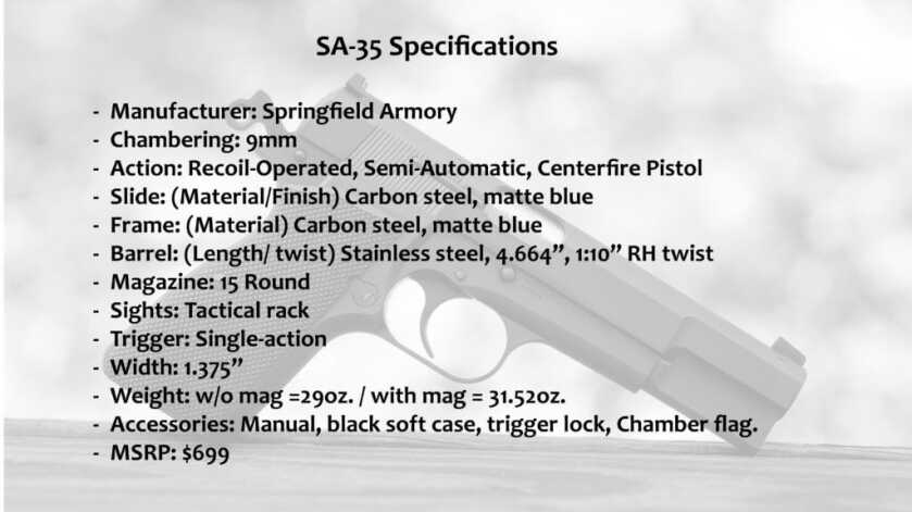 Springfield’s New SA-35: Iconic Design with a Modern Flair