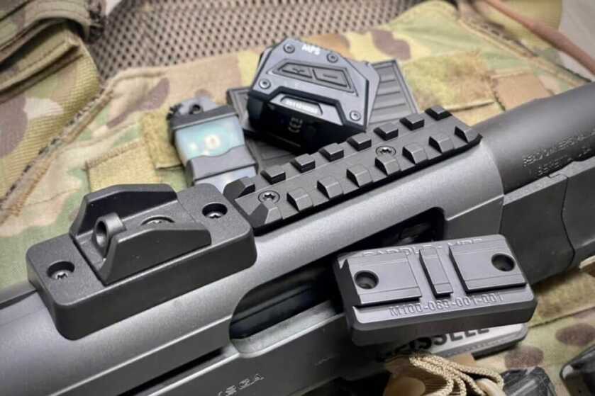 Beretta A300 Ultima Patrol with Picatinny rail and Reptilla ACRO mount