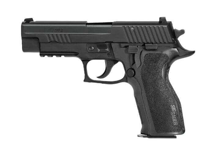 SIG P226 Wonder Nine duty pistol with DA SA trigger decocker and rail