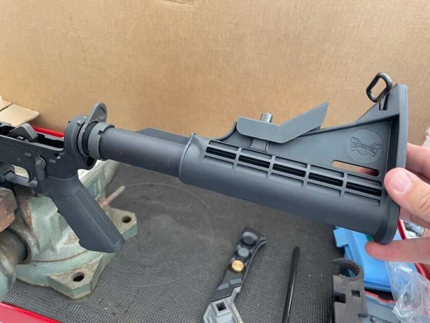 removing the buffer tube from an Ar15