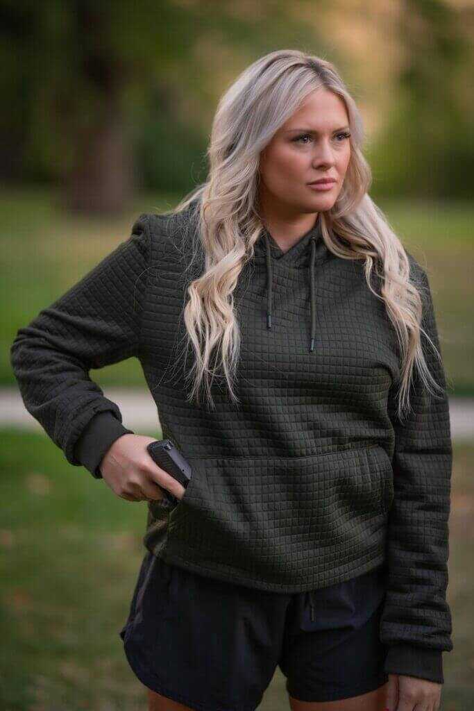 Arrowhead Tactical Standoff Concealment Hoodie and ROSE Carrier Shorts